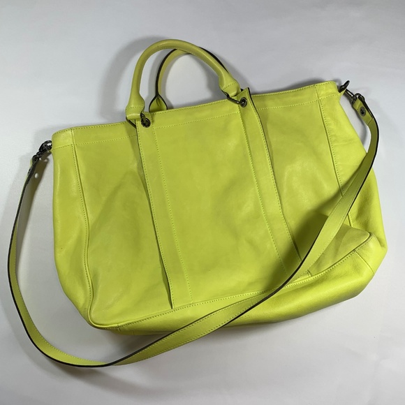 Longchamp 3D neon yellow tote bag - Picture 6 of 8